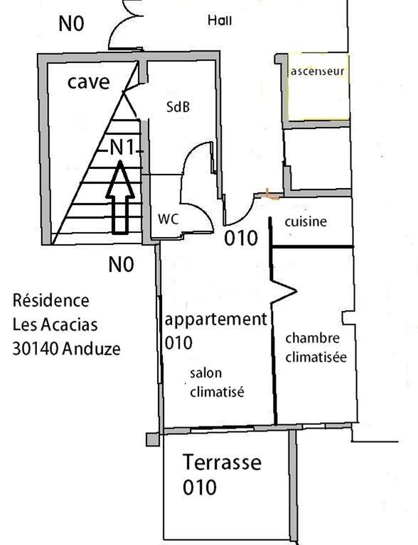 Appartement 10 Des Acacias 昂迪兹 客房 照片